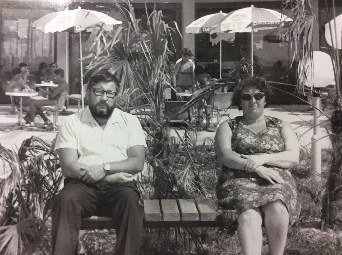 С супругой, Руфиёй Башировной, на отдыхе. 1982 г., Сочи