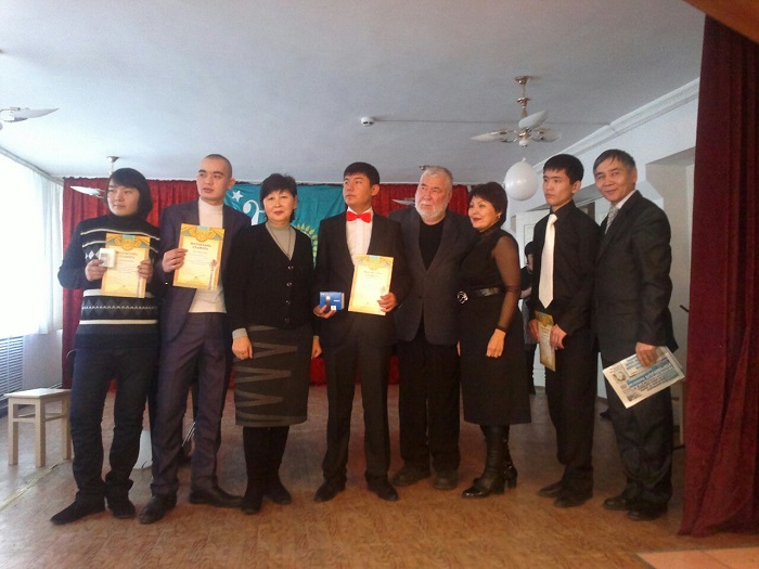 Награждение победителей городского конкурса «Жас композитор», 2011г